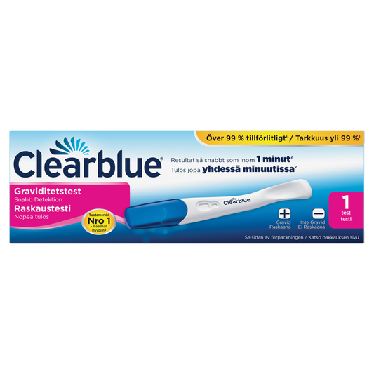 CLEARBLUE RASKAUSTESTI 1 KPL
