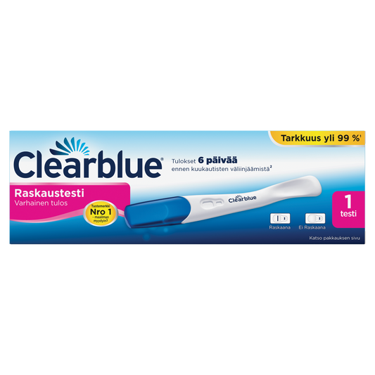 CLEARBLUE EARLY DETECTION VARHAINEN RASKAUSTESTI 1 KPL