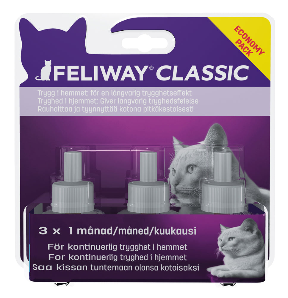 FELIWAY CLASSIC LIUOS VAIHTOPULLO 3x48ML