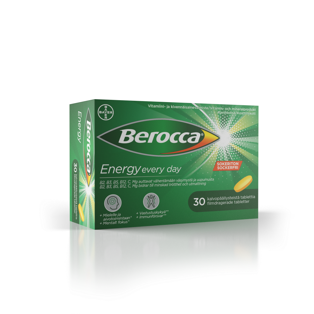BEROCCA ENERGY TABLETTI 30 KPL