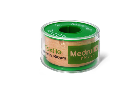 MEDRULL TEXTILE KIINNELAASTARI BEIGE 2,5CM X 500CM 1 KPL