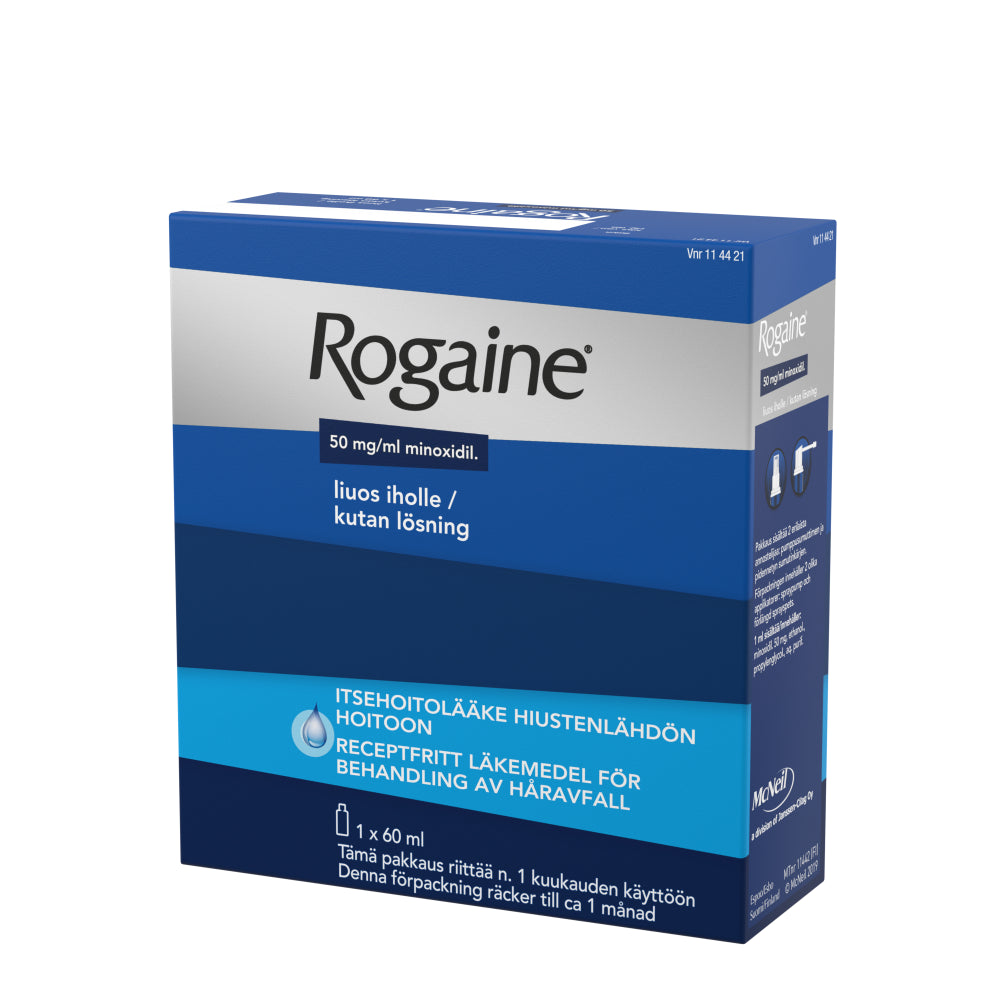 ROGAINE 50 mg/ml liuos iholle 60 ml