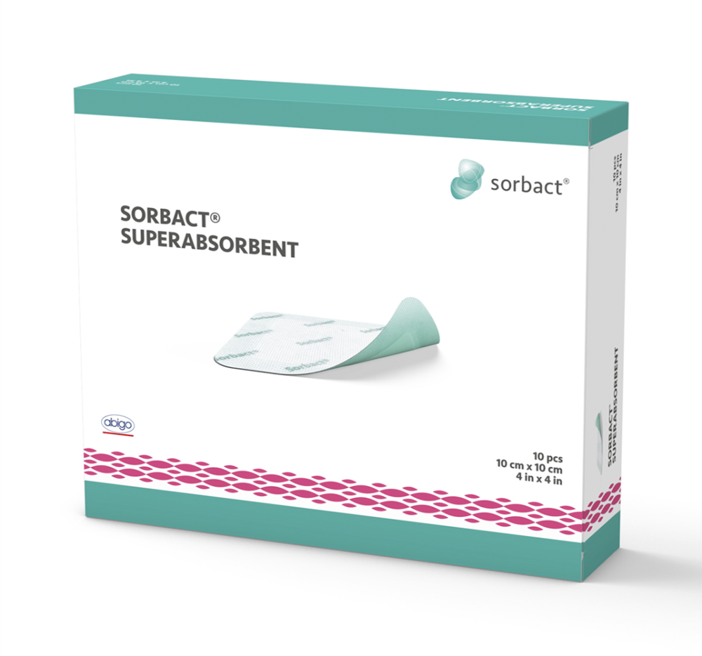 SORBACT Superabsorbent 10 cm x 10 cm 10 kpl