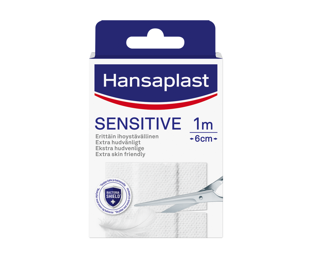 HANSAPLAST Sensitive length leikattava laastari 1 m
