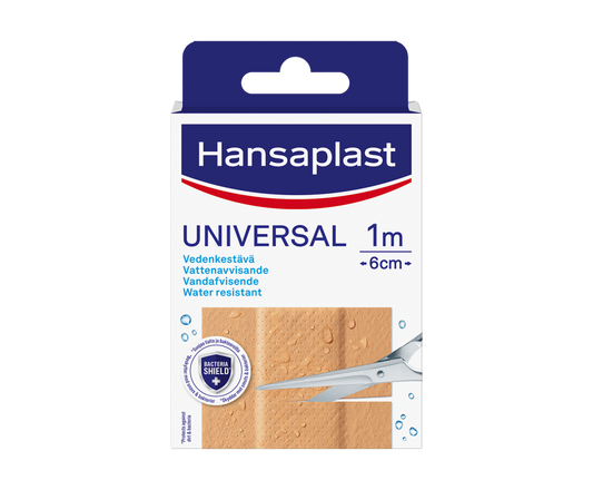 HANSAPLAST Universal 1 m x 6 cm leikattava vedenkestävä 1 m