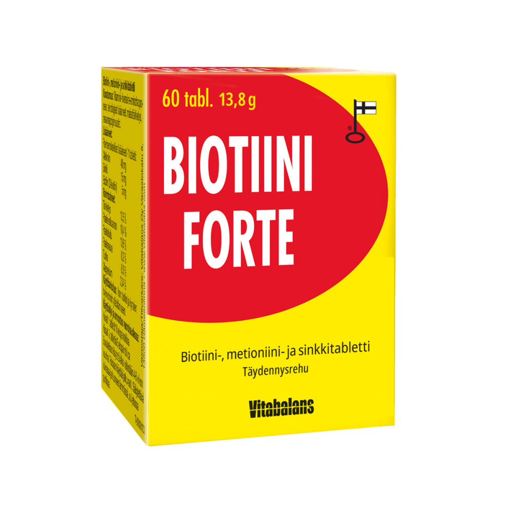 BIOTIINI Forte biotiinitabletit koirille ja kissoille 60 tabl.