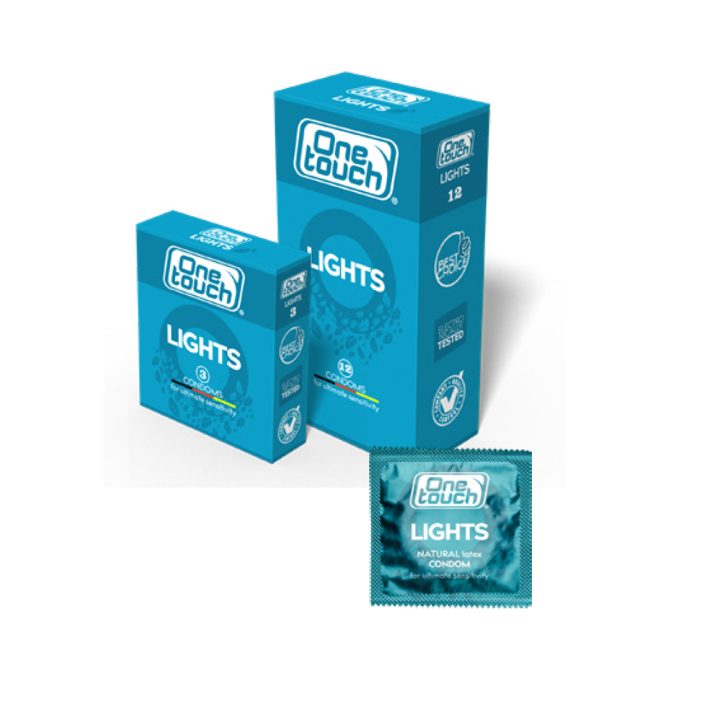 ONE Touch Lights ultraohuet kondomit 12 kpl
