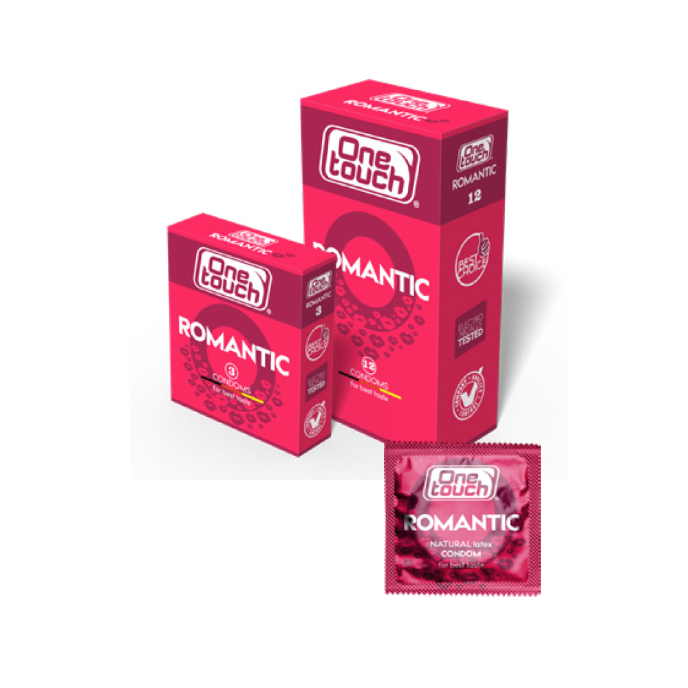 ONE Touch Romantic kondomit 12 kpl