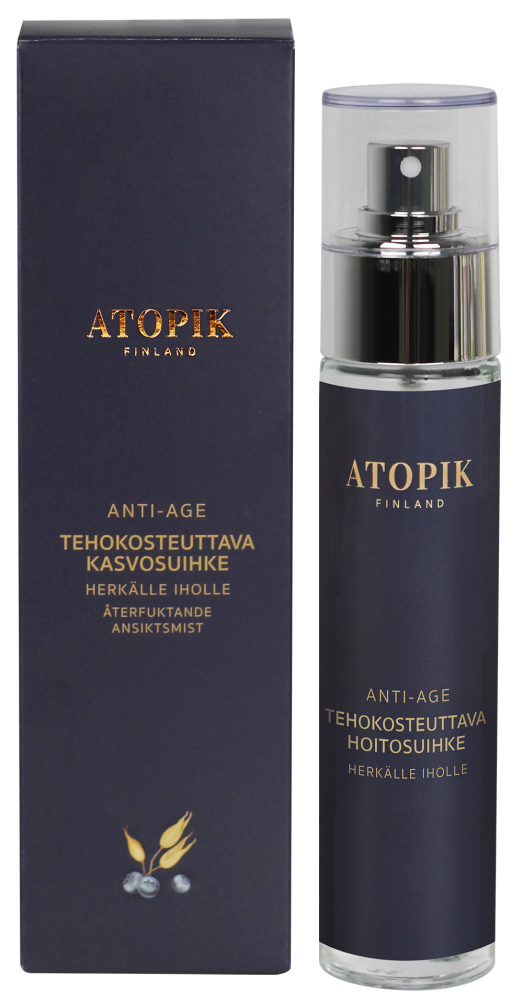ATOPIK Anti-age tehokosteuttava kasvosuihke 50 ml
