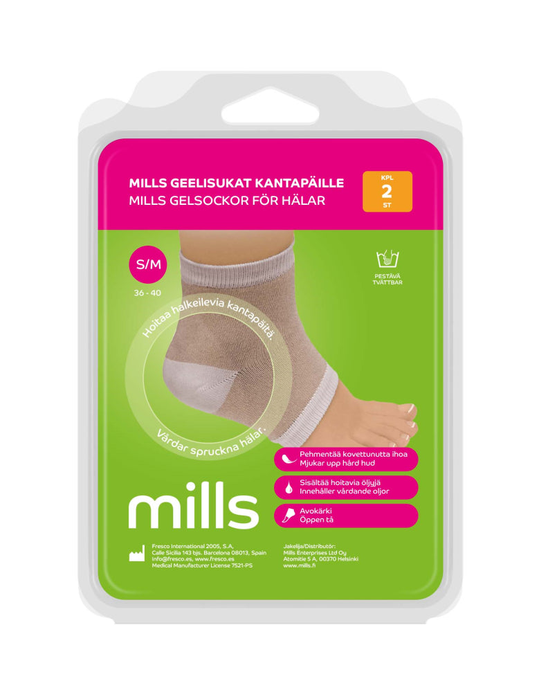 MILLS Geelisukat kantapäille, naiset 1 pari