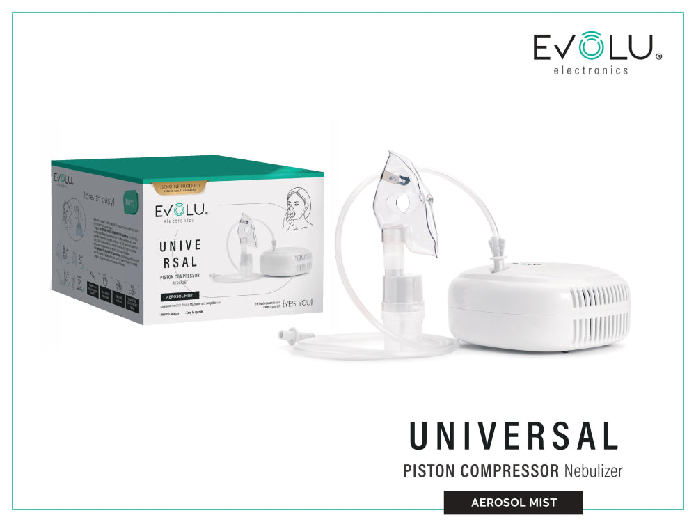EVOLU Universal Piston Compressor nebulisaattori 1 kpl
