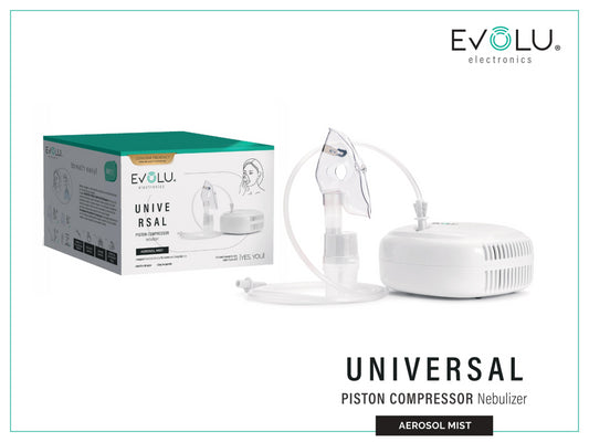 EVOLU Universal Piston Compressor nebulisaattori 1 kpl
