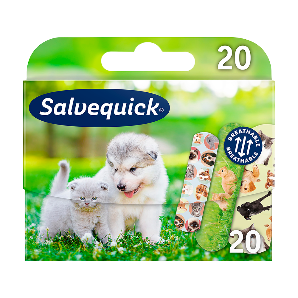SALVEQUICK Animal Planet laastarit 20 kpl