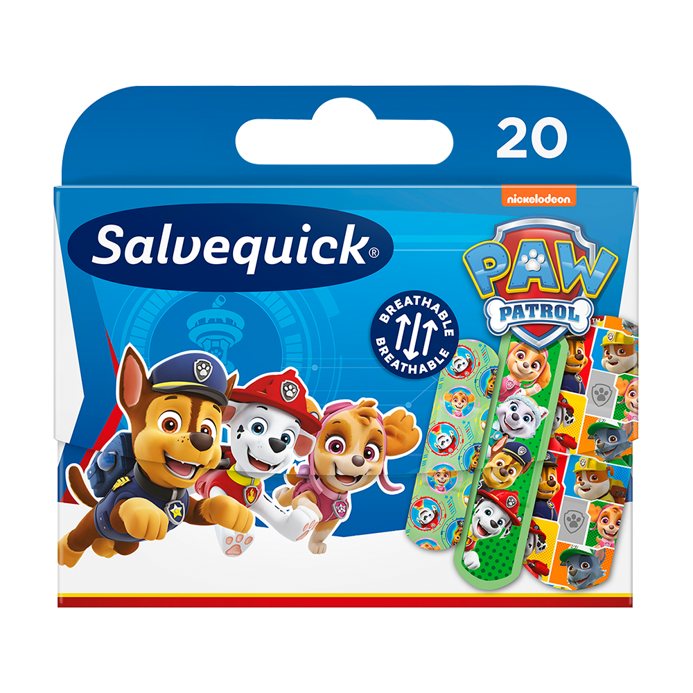 SALVEQUICK Paw Patrol lastenlaastari 20 kpl