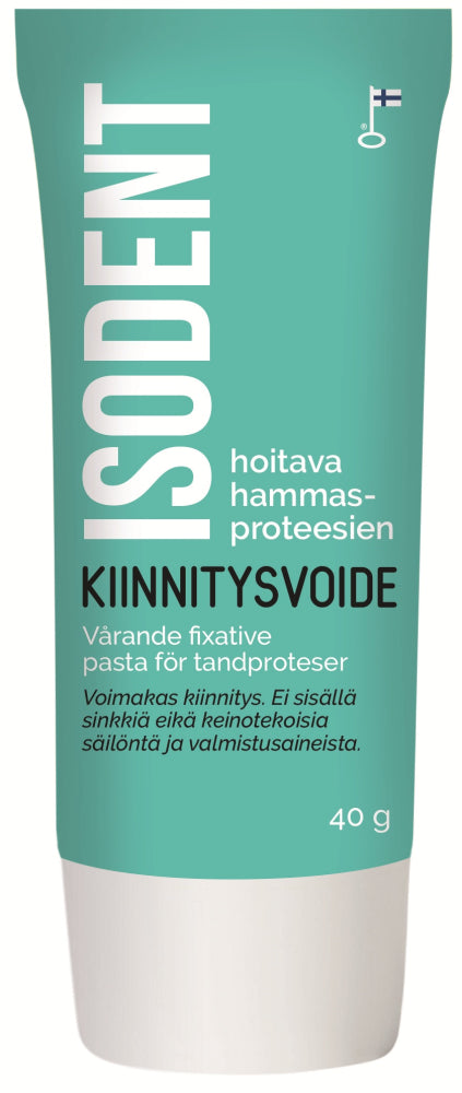 ISODENT Hoitava kiinnitysvoide hammasproteeseille 40 g