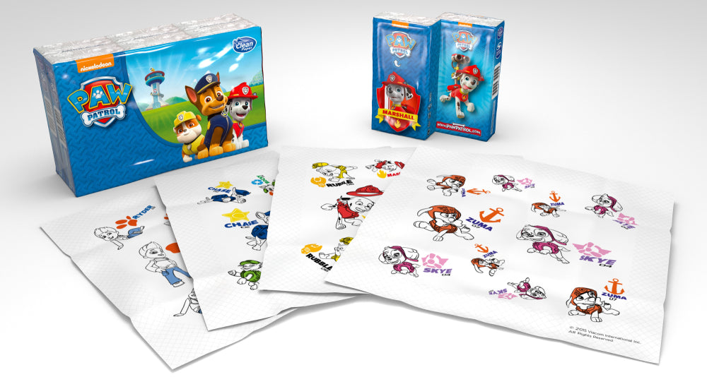 NENÄLIINA Ryhmä Hau kuvioitu taskupakkaukset 6x9 kpl