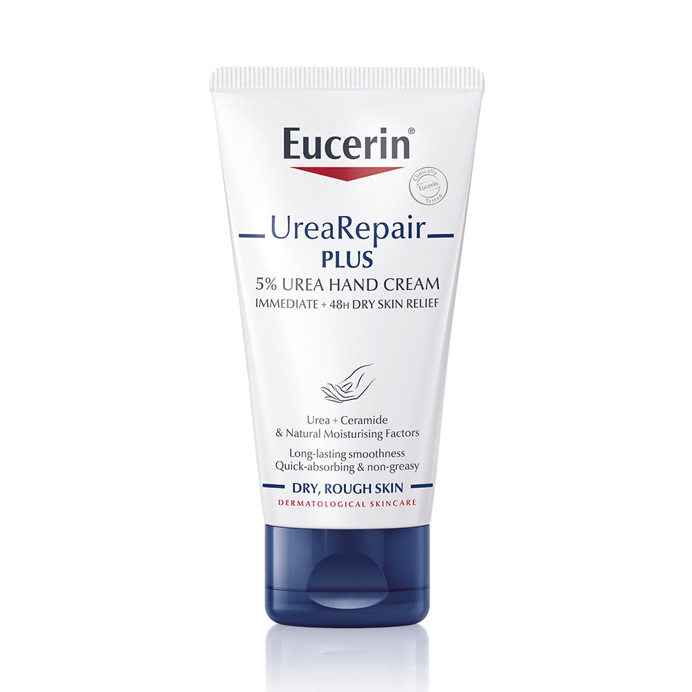 EUCERIN UreaRepair Plus 5% Hand Cream käsivoide kuiville ja karheille käsille 75 ml