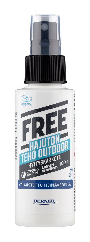 FREE Hyttyskarkoitesuihke tehooutdoor 100 ml