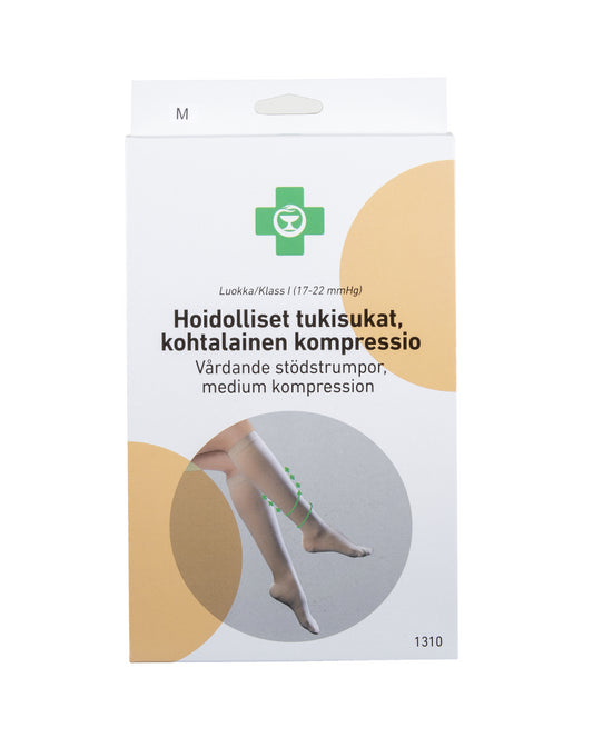 APTEEKKI Hoidolliset tukisukat kohtalainen kompressio XL beige