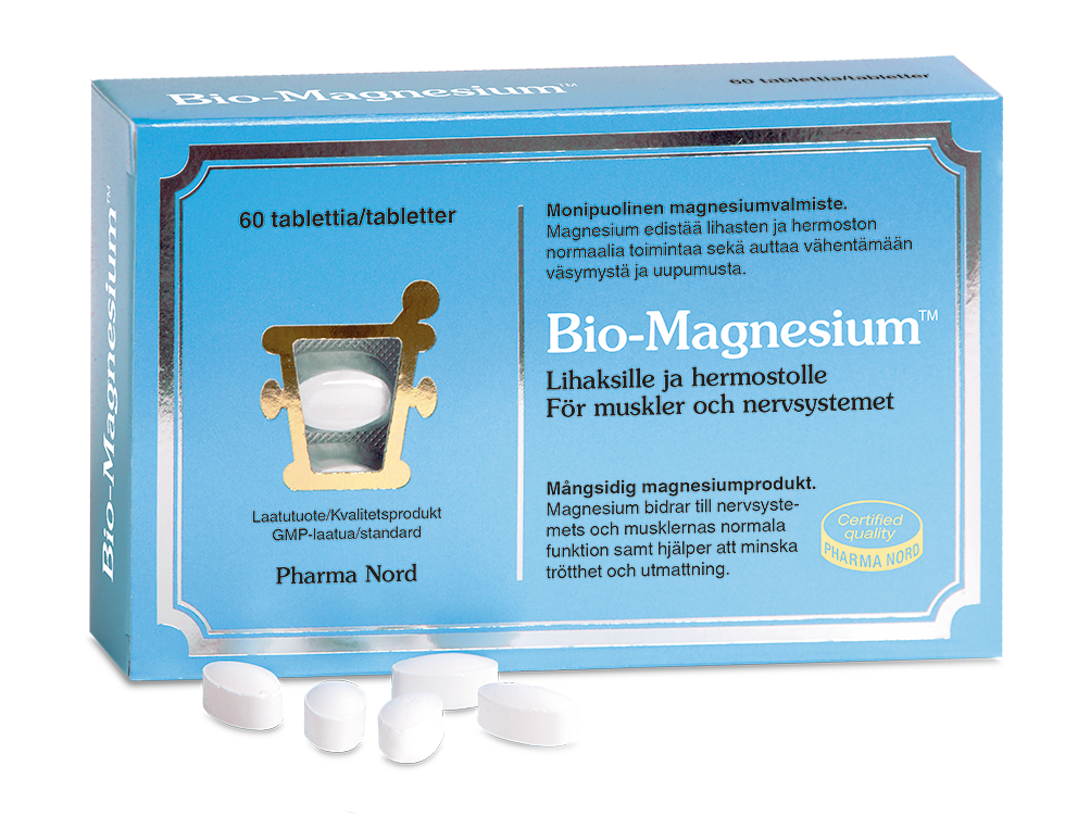 BIO-Magnesium tabletti 60 tablettia