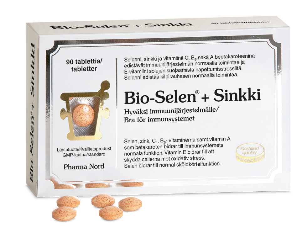 BIO-Selen+sinkki ravintolisä 90 tablettia