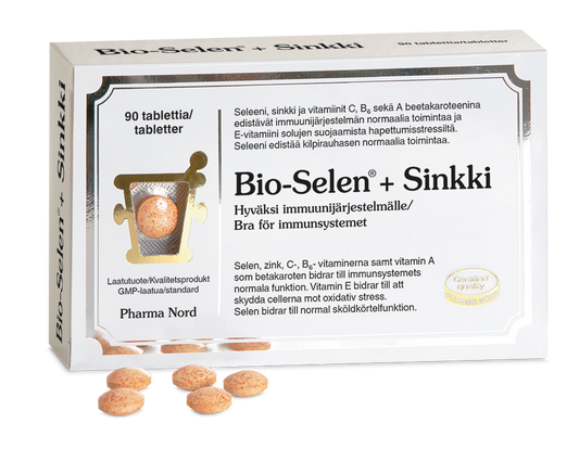 BIO-Selen+sinkki ravintolisä 90 tablettia