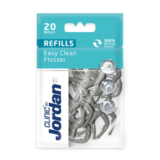 CLINIC By Jordan Easy Clean Flosser Refill hammaslankaimen täyttöpakkaus 20 kpl