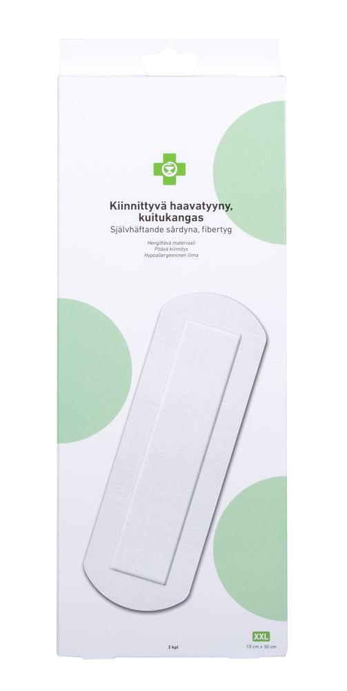 APTEEKKI Kiinnittyvä haavatyyny XXL 3 kpl