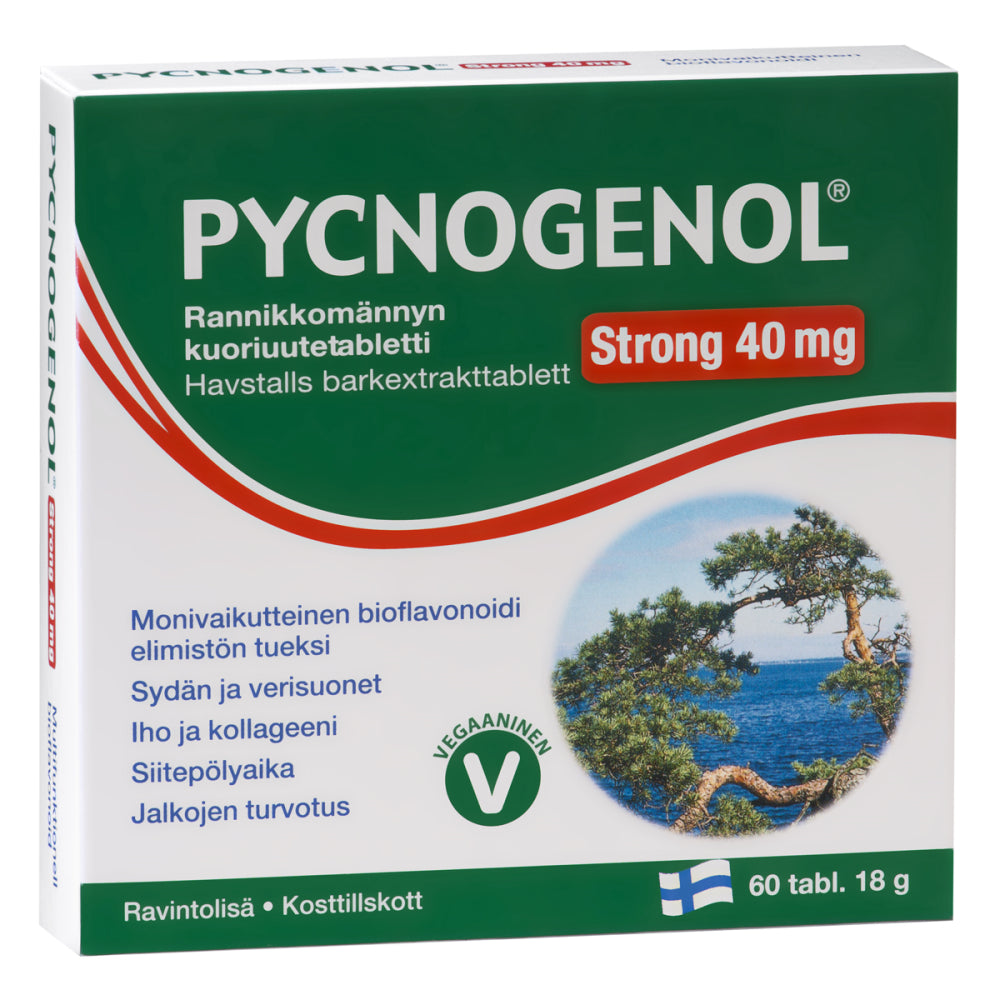 PYCNOGENOL Strong rannikkomännyn kuoriuutetabletti 60 tabl