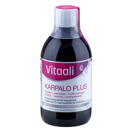 VITAALI Karpalo plus liuos 500 ml