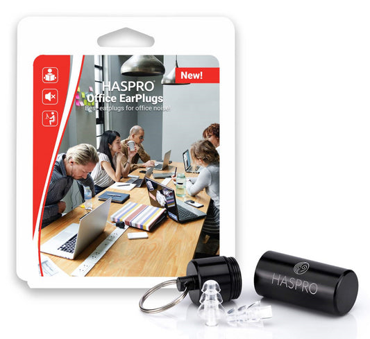 HASPRO Office silikonikorvatulpat 1 pari