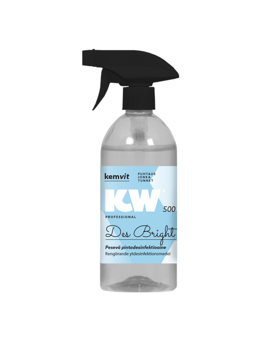 KW Des bright pesevä pintadesinfektioaine 500 ml