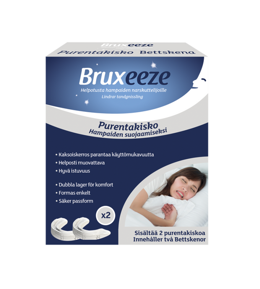 BRUXEEZE Night guard purenkatakisko 2 kpl