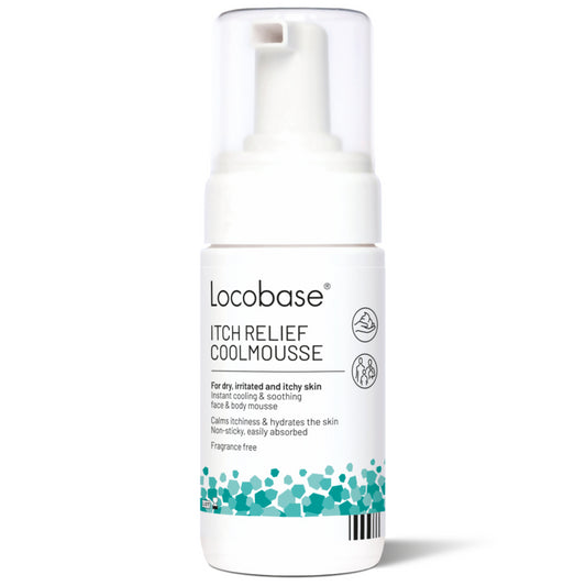 LOCOBASE Itch relief coolmousse viilentävä vartalovaahto kutiavalle iholle 100 ml