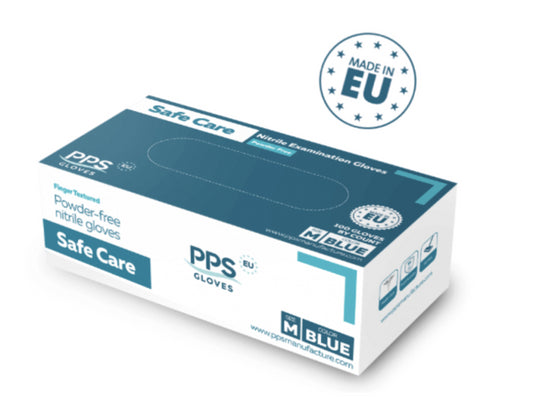 SAFE CARE Nitriilikäsine sininen, koko M 100 kpl