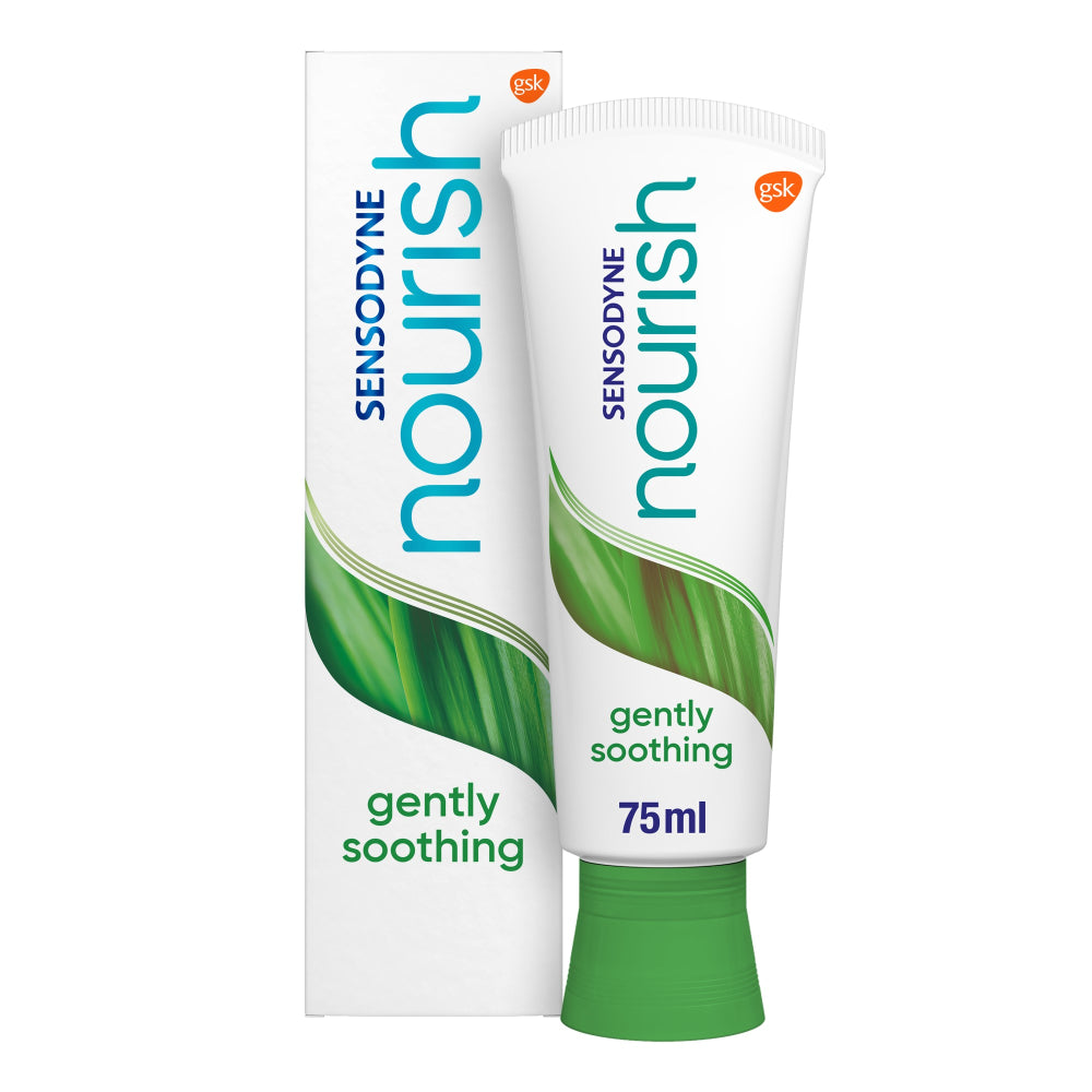 SENSODYNE Nourish gently soothing hammastahna vihloville hampaille 75 ml