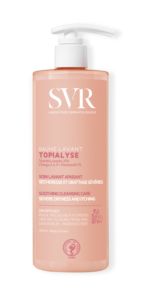 SVR Topialyse baume lavant hajusteeton pesuvoide erittäin kuivalle iholle 400 ml