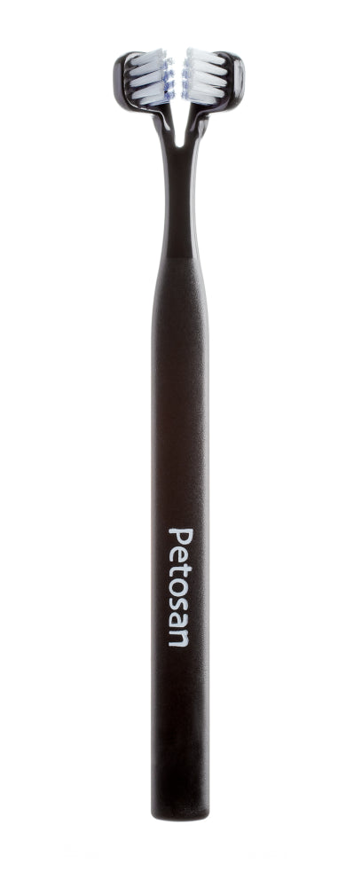 PETOSAN Kaksihaarainen hammasharja isoille koirille, koko L