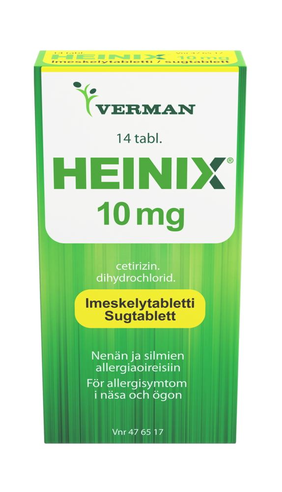 HEINIX 10 mg imeskelytabletti 14 kpl