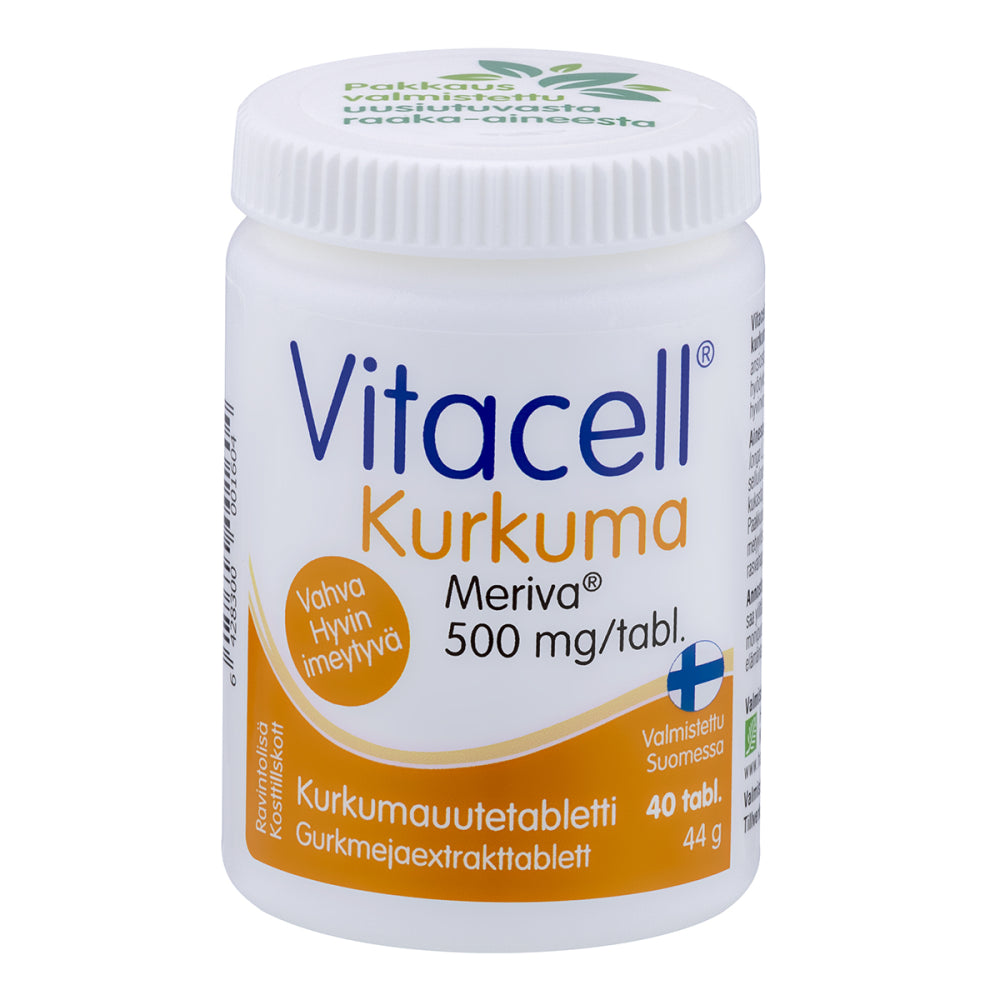 VITACELL Kurkumauutetabletti 40 kpl