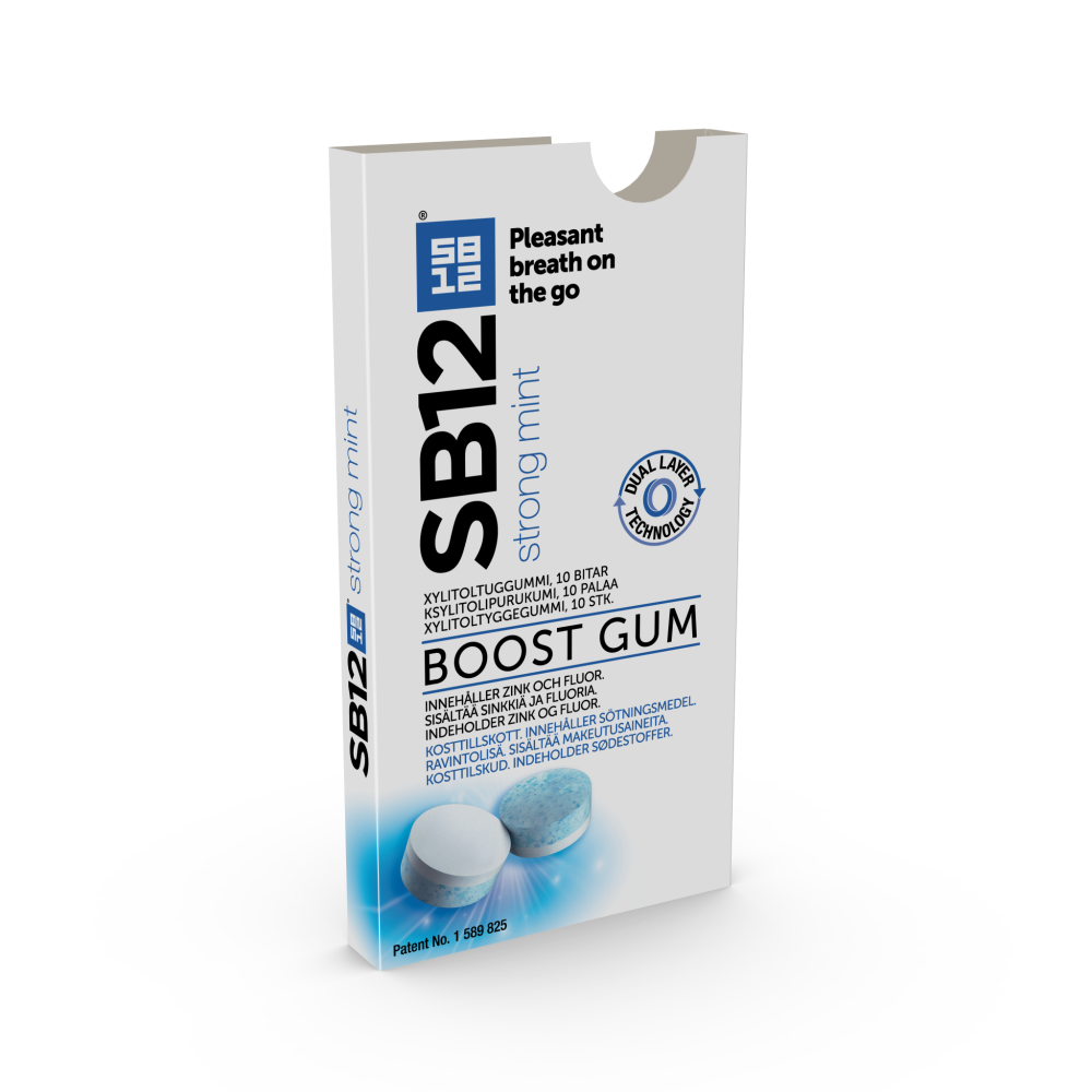 SB12 Boost Strong Mint purukumi 10 kpl