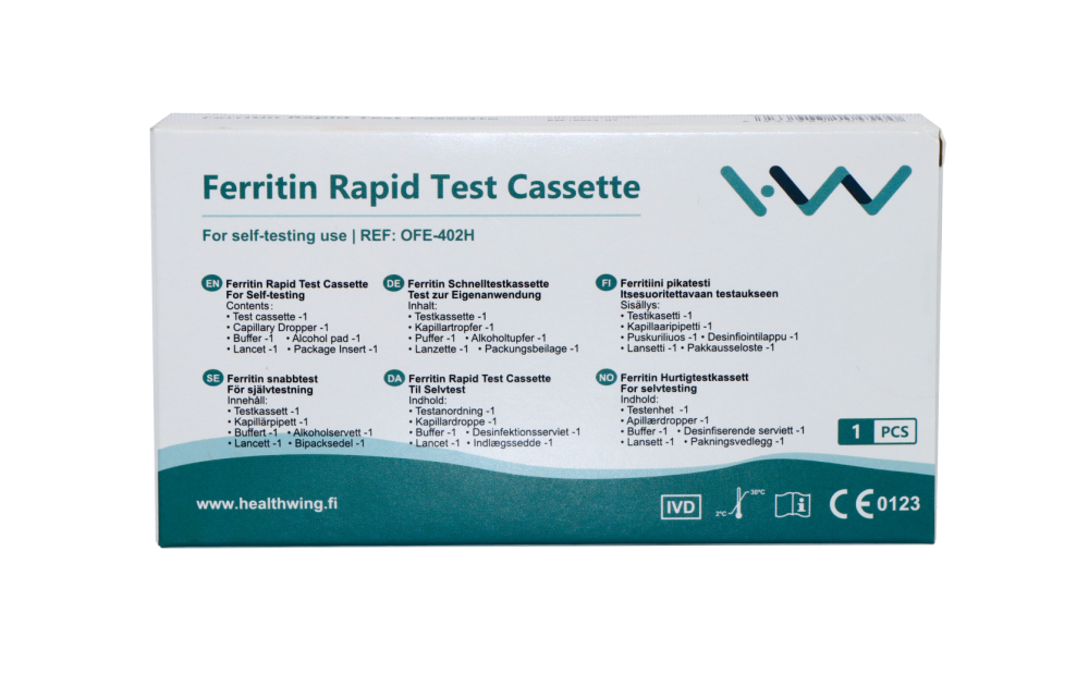 H&W Ferritiini pikatesti kotitesti 1 kpl