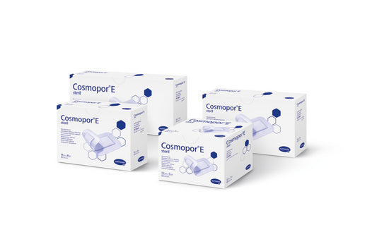 COSMOPOR E Kiinnittyvä haavatyyny 10 cm x 8 cm 25 kpl