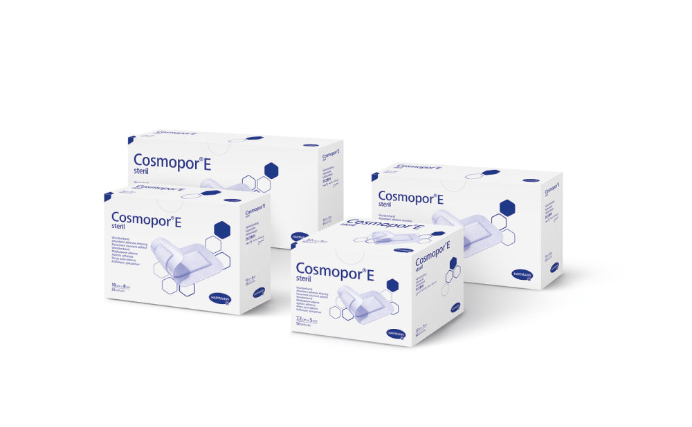 COSMOPOR E Kiinnittyvä haavatyyny 15 cm x 8 cm 25 kpl