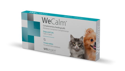 WECALM Makutabletit täydennysrehuvalmiste koirille ja kissoille 10 kpl