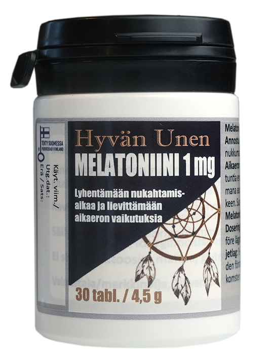 HYVÄN Unen Melatoniini 1 mg tabletti 30 tablettia