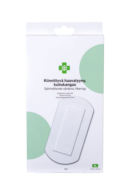 APTEEKKI Kiinnittyvä haavatyyny 10 cm x 20 cm, XL