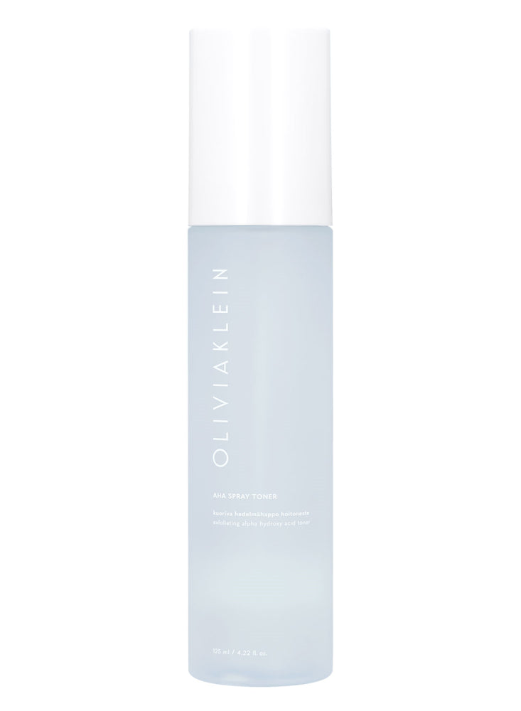 OLIVIA KLEIN AHA Spray toner kuoriva ja kosteuttava hoitoneste 125 ml