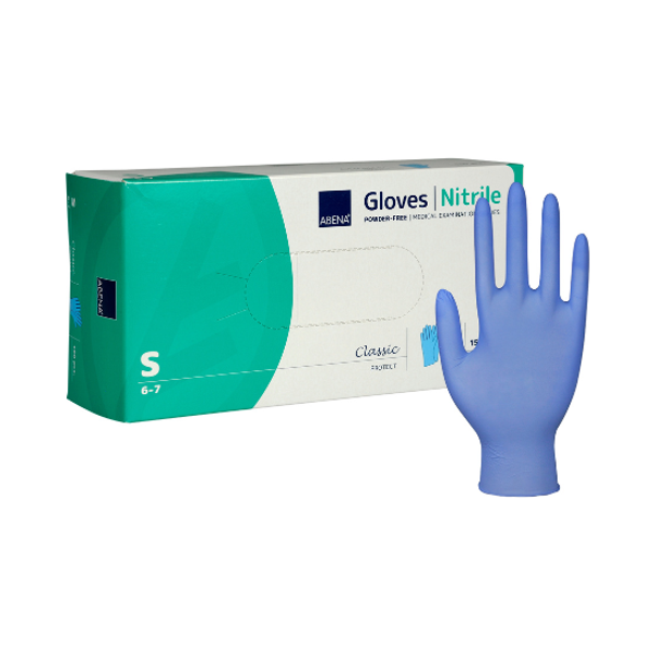 ABENA Nitriilikäsine sininen, koko S 100 kpl
