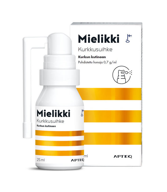 APTEQ Mielikki kurkkusuihke hunaja 25 ml